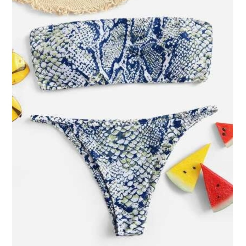 SNAKE PRINT BIKINI